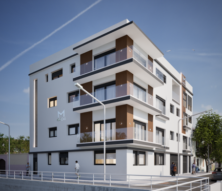 Obra nueva Vilanova i la Geltrú Fachada edificio mareas Vilanova i la Geltrú
